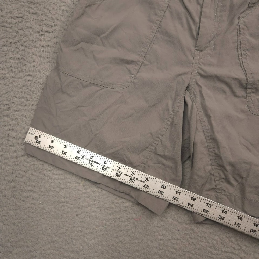 The North Face Womens Nylon Hiking Shorts Gray 33W 8.5 Inseam Outdoor Trail - Picture 8 of 12